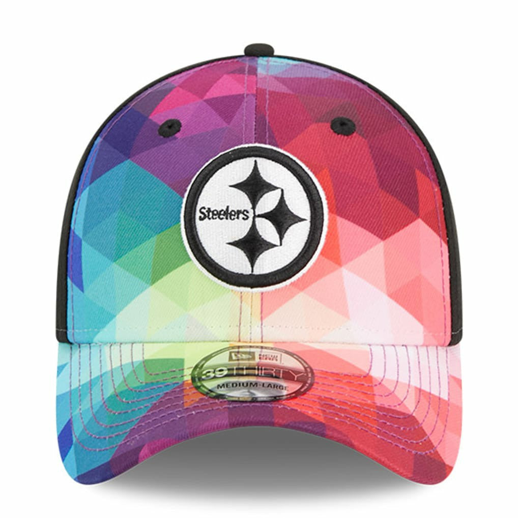 Pittsburgh Steelers New Era 2023 NFL Crucial Catch 39THIRTY Flex Hat - Pink cheap