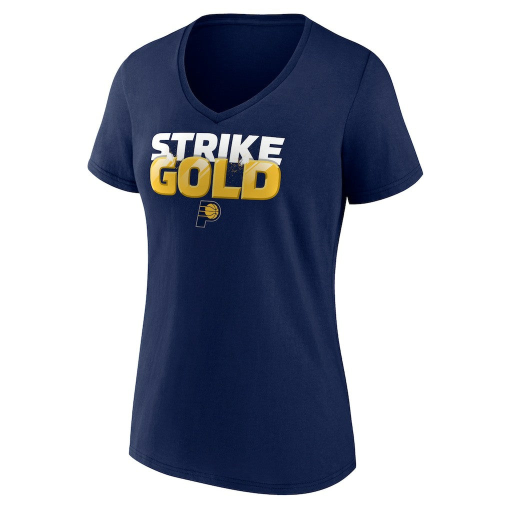 Indiana Pacers Women's Team Pride V-Neck T-Shirt - Navy for sale