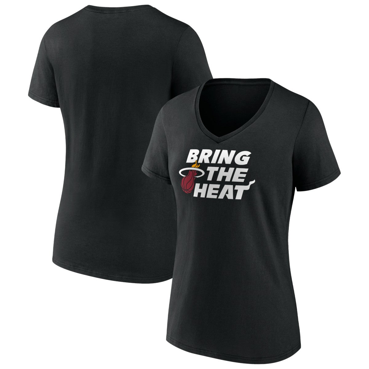 Miami Heat Women's Team Pride V-Neck T-Shirt - Black shop