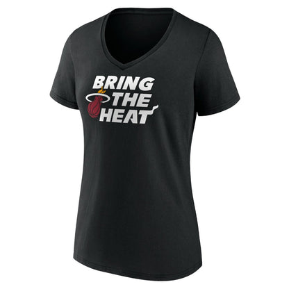 Miami Heat Women's Team Pride V-Neck T-Shirt - Black shop