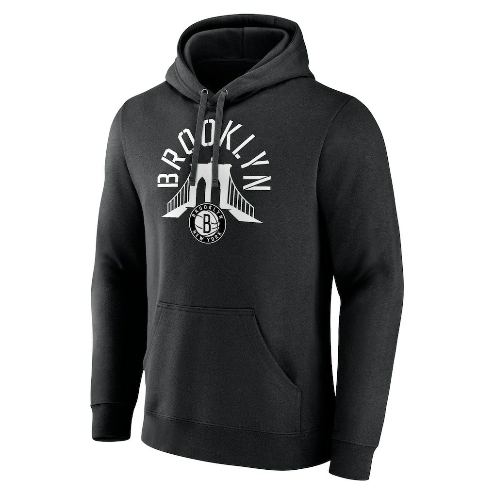Brooklyn Nets Announcer Pullover Hoodie - Black shop