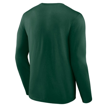 Milwaukee Bucks Announcer Long Sleeve T-Shirt - Hunter Green cheap