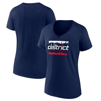 Washington Wizards Women's Timeout V-Neck T-Shirt - Navy outlet