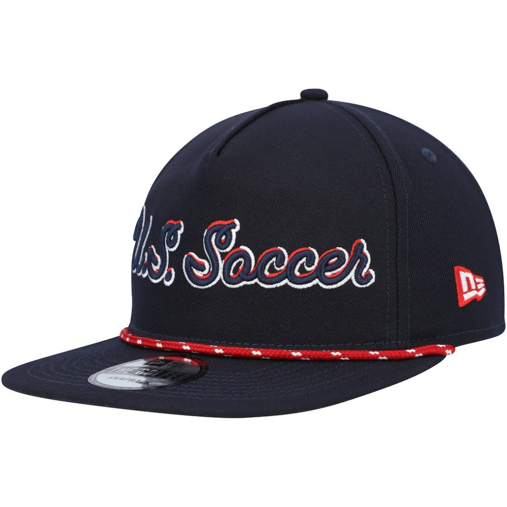 USMNT New Era Script Golfer Adjustable Hat - Navy | New Era outlet