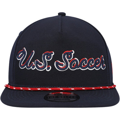 USMNT New Era Script Golfer Adjustable Hat - Navy | New Era outlet
