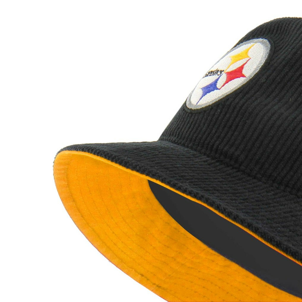Pittsburgh Steelers '47 Thick Cord Bucket Hat - Black discount