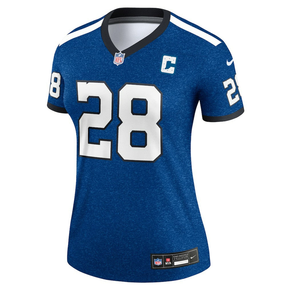 Jonathan Taylor Indianapolis Colts Women's Alternate Legend Player Performance Top - Royal | Nike sale