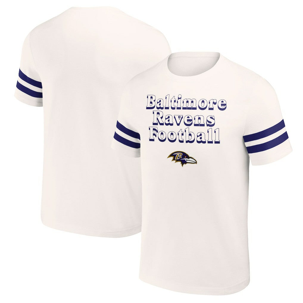 Baltimore Ravens NFL x Darius Rucker Collection Vintage T-Shirt - Cream cheap