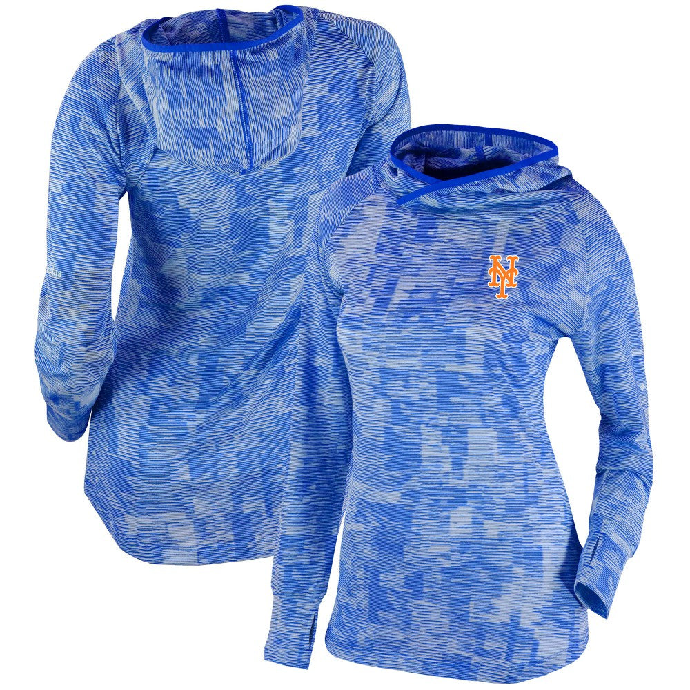 New York Mets Women's Omni-Wick Sunday Ball Pullover Hoodie - Royal | Columbia