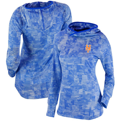 New York Mets Women's Omni-Wick Sunday Ball Pullover Hoodie - Royal | Columbia