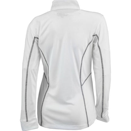 New York Yankees Women's Omni-Wick Shotgun Quarter-Zip Pullover Top - White | Columbia