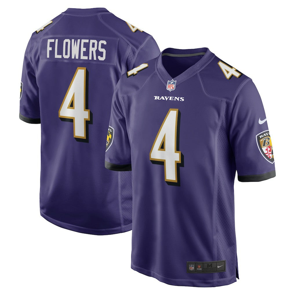 Zay Flowers Baltimore Ravens Game Jersey - Purple | Nike online