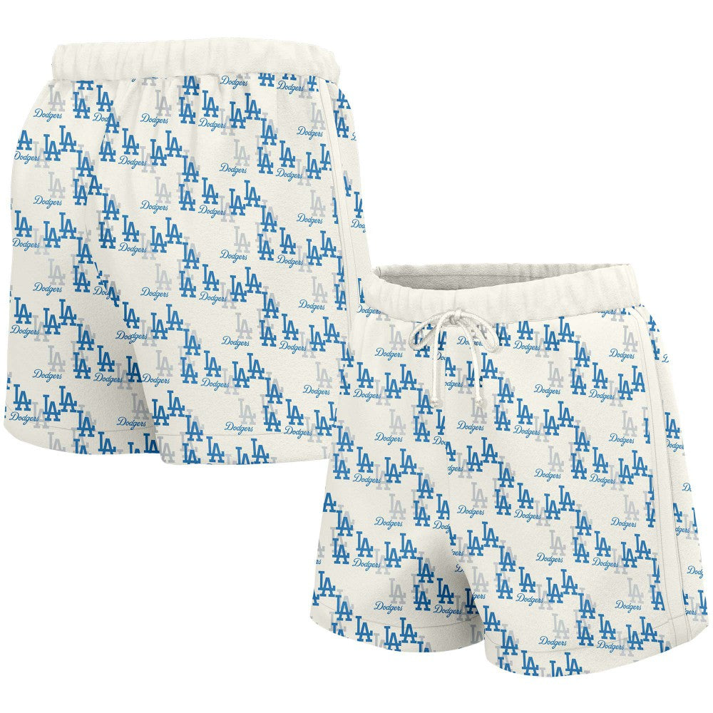 Los Angeles Dodgers Lusso Women's Marge Shorts - White