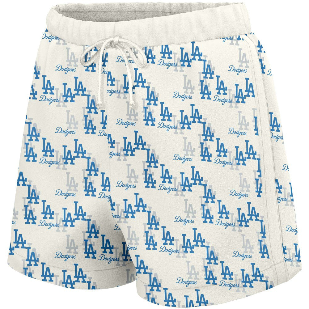 Los Angeles Dodgers Lusso Women's Marge Shorts - White