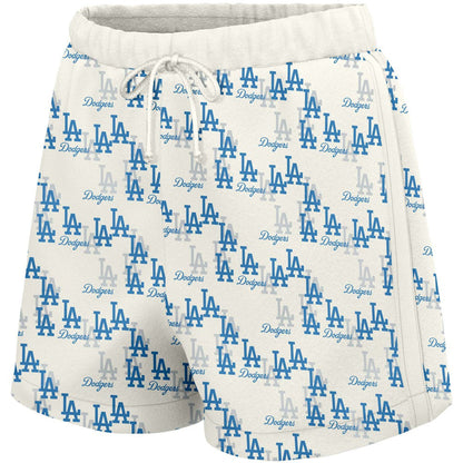 Los Angeles Dodgers Lusso Women's Marge Shorts - White