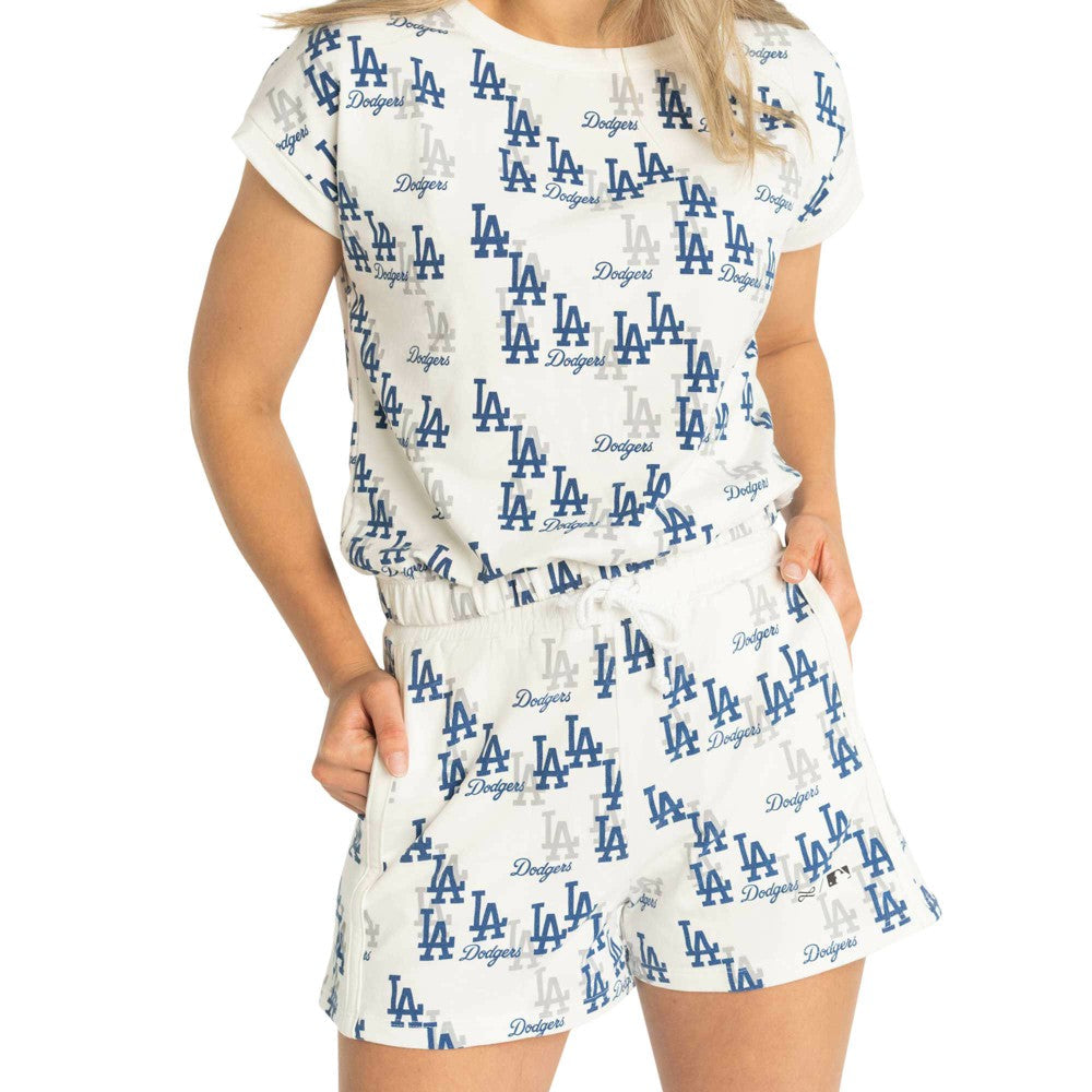 Los Angeles Dodgers Lusso Women's Marge Shorts - White