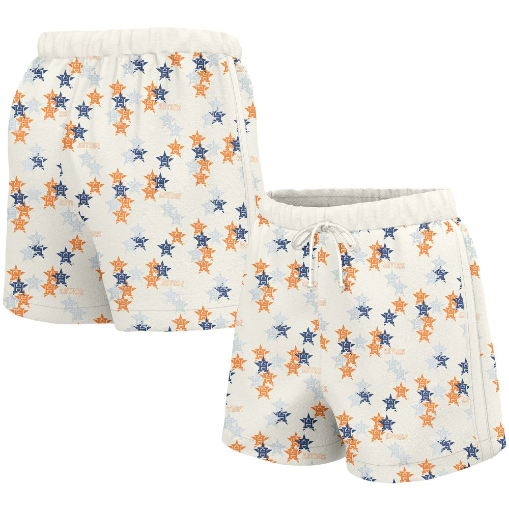 Houston Astros Lusso Women's Marge Shorts - White