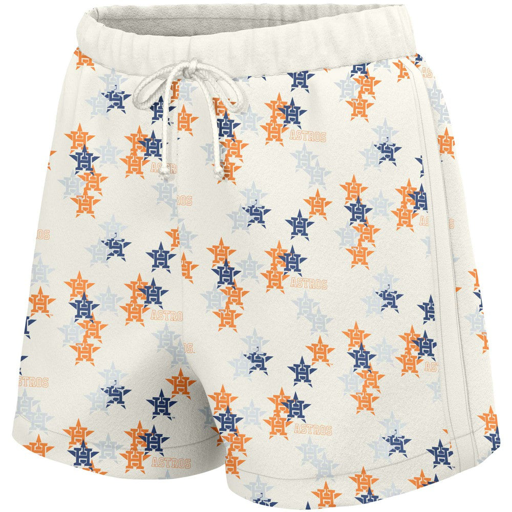 Houston Astros Lusso Women's Marge Shorts - White