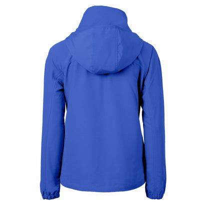 New York Mets Cutter & Buck Women's Charter Eco Recycled Full-Zip Jacket - Blue