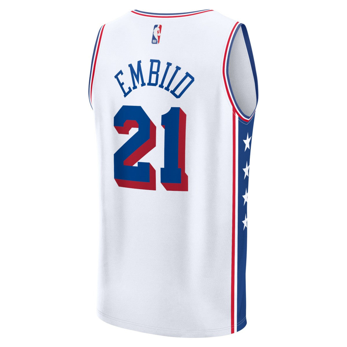 Joel Embiid Philadelphia 76ers Fast Break Replica Jersey - Association Edition - White | Fanatics outlet
