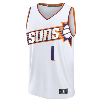 Devin Booker Phoenix Suns Fast Break Replica Jersey - Association Edition - White | Fanatics for sale