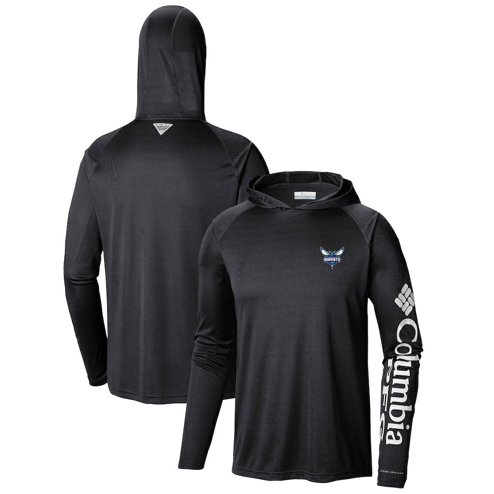 Charlotte Hornets Terminal Tackle Long Sleeve Hoodie T-Shirt - Black | Columbia online