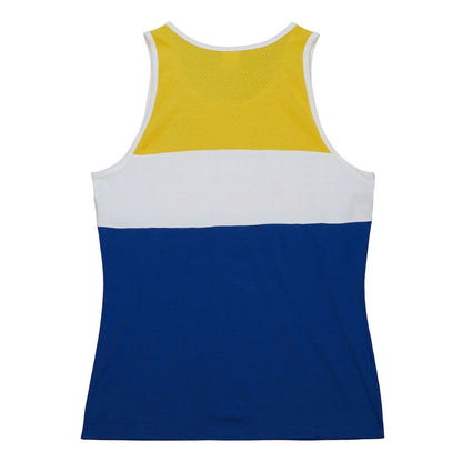 Golden State Warriors Special Script Tank Top sale - Royal | Mitchell & Ness discount