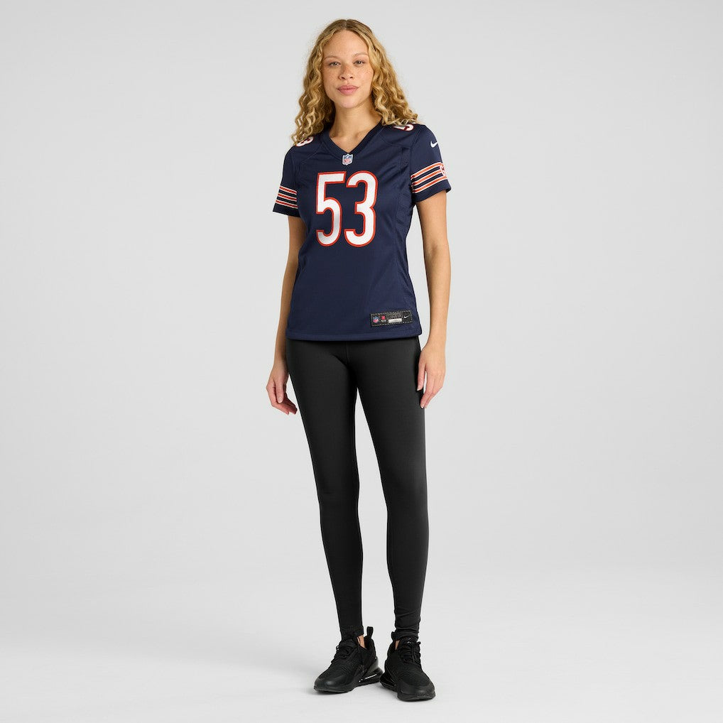 TJ Edwards Chicago Bears Women's Game Player Jersey - Navy | Nike sale