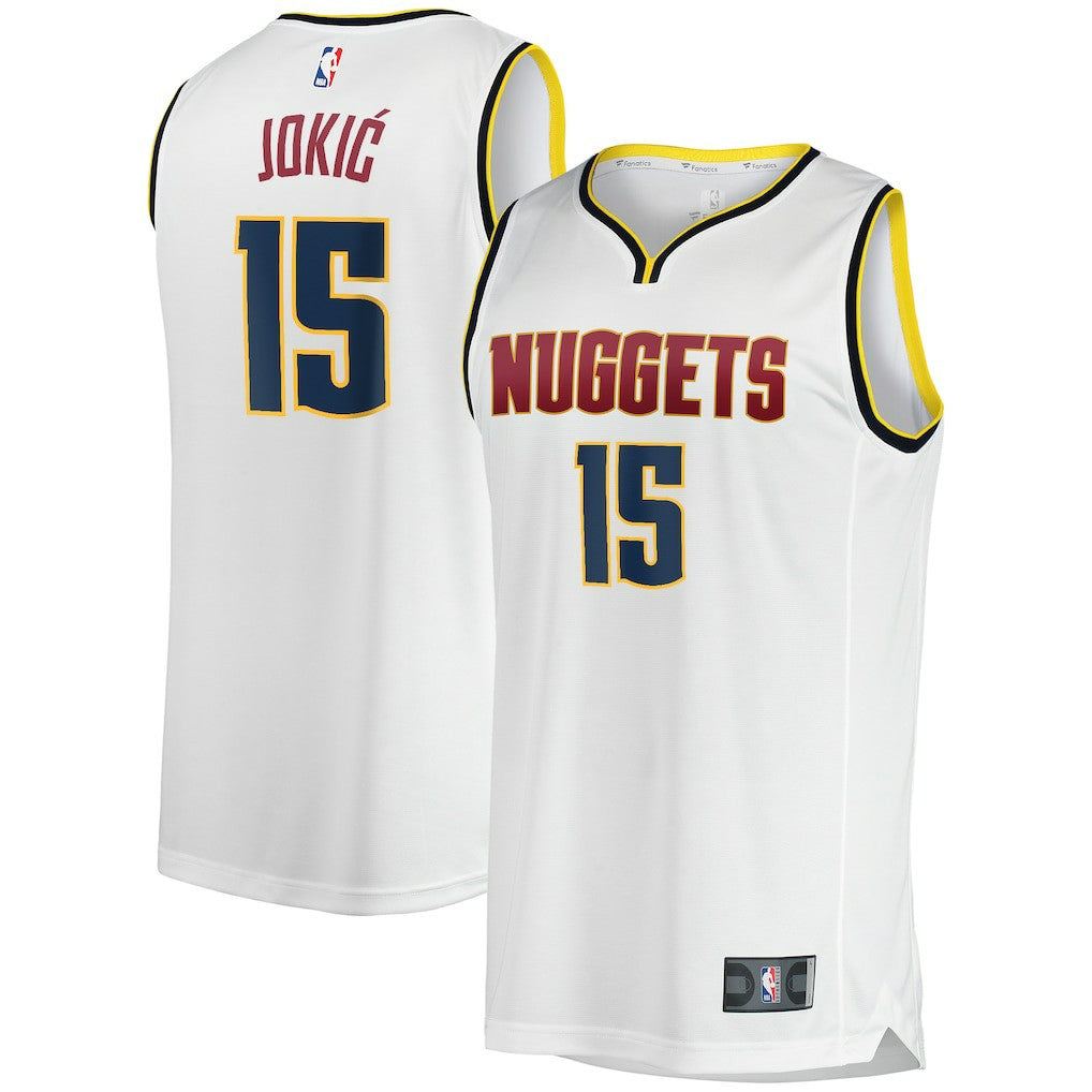 Nikola Jokic Denver Nuggets Fast Break Player Jersey sale - Association Editi- White | Fanatics shop