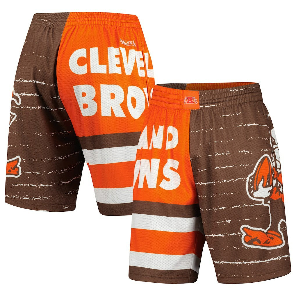 Cleveland Browns Jumbotron 3.0 Shorts - Brown on sale