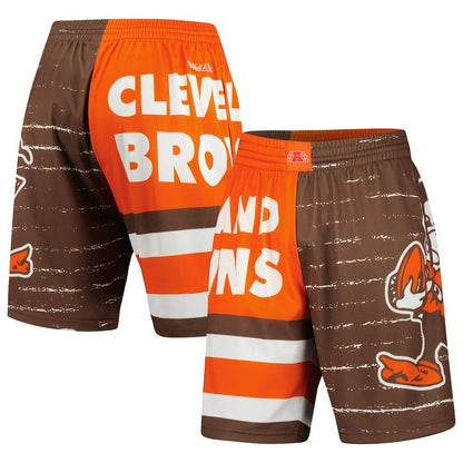 Cleveland Browns Jumbotron 3.0 Shorts - Brown on sale