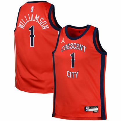 Zion Williamson New Orleans Pelicans Jordan Brand Swingman Jersey Statement - Red shop