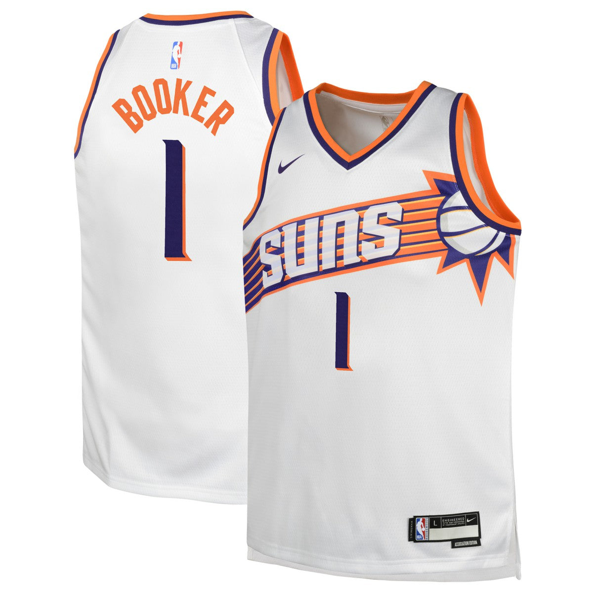 Devin Booker Phoenix Suns Youth Swingman Jersey - Association Edition - White | Nike discount