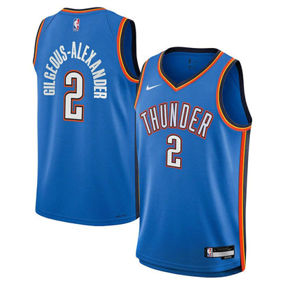 Shai Gilgeous-Alexander Oklahoma City Thunder Youth Swingman Jersey sale - Icon Editi- Blue | Nike discount