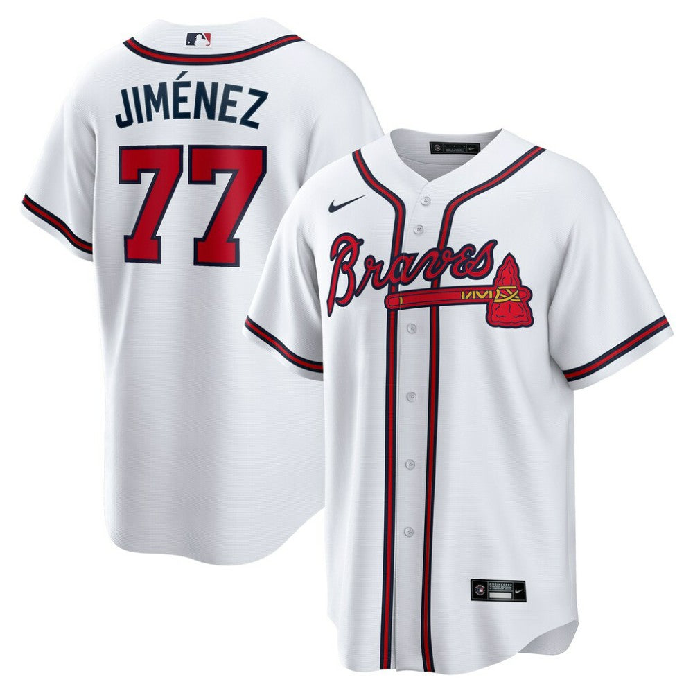 Joe Jiménez Atlanta Braves Home  Replica Player Jersey - White | Nike
