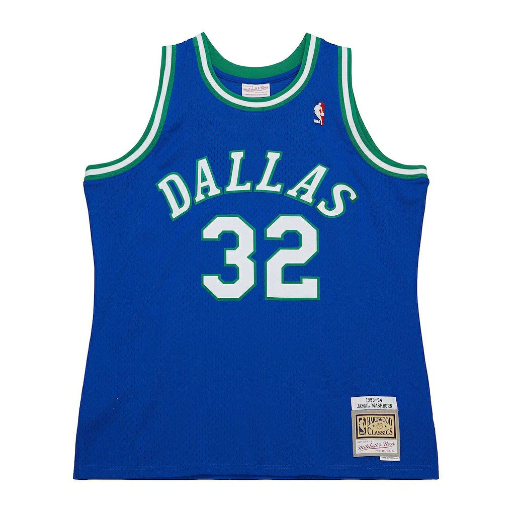 Jamal Mashburn Dallas Mavericks 1993/94 Hardwood Classics Swingman Jersey sale - Blue | Mitchell & Ness online