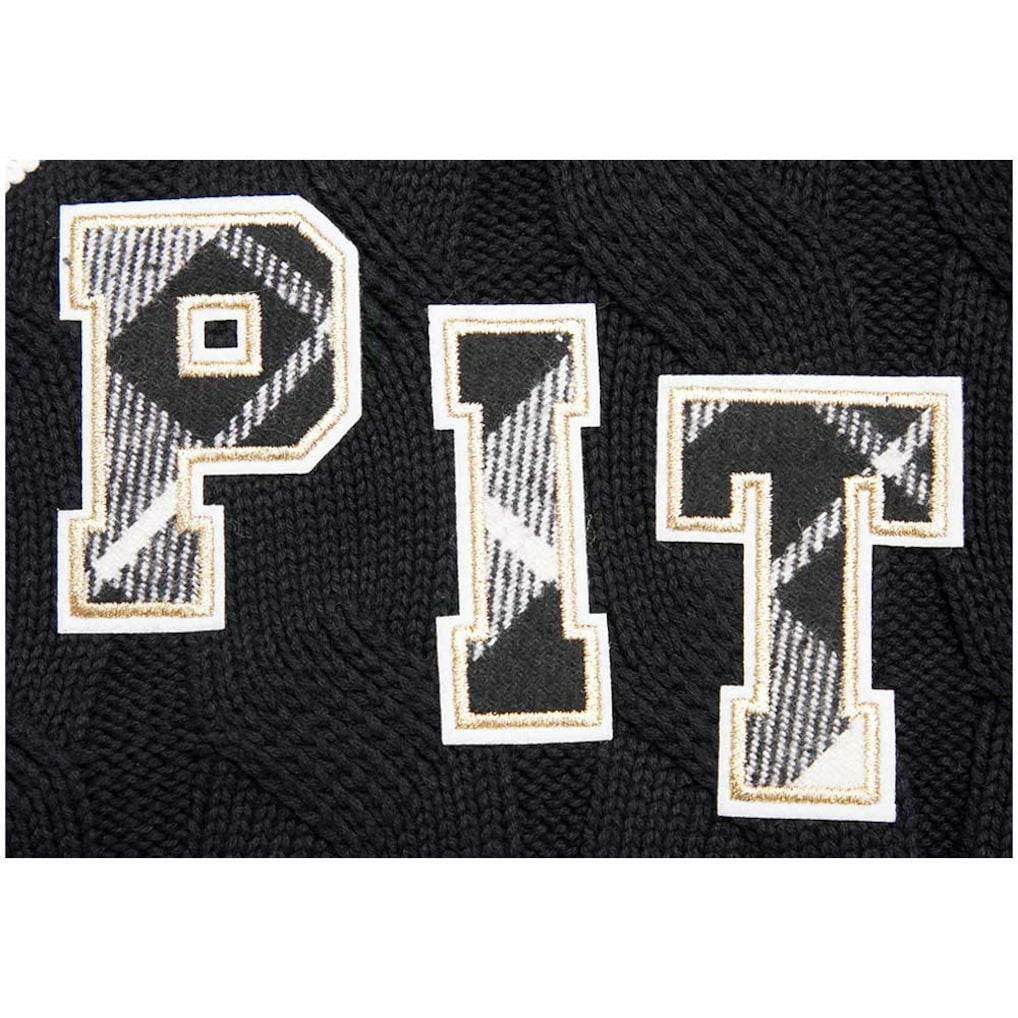Pittsburgh Steelers Pro Standard Women's Prep V-Neck Pullover Sweater - Black outlet