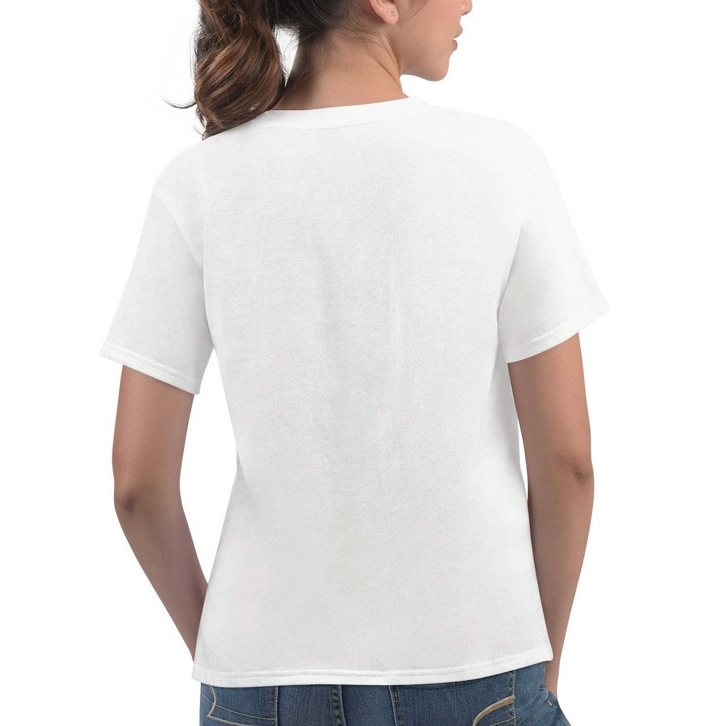 Los Angeles Rams G-III 4Her by Carl Banks Women's Play The Ball T-Shirt - White discount