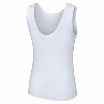 Atlanta Braves Lusso Style Women's Lindy Tank Top - White