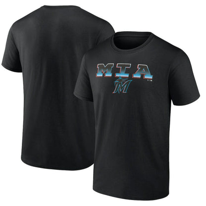 Miami Marlins Hometown Baseball 305 T-Shirt - Black