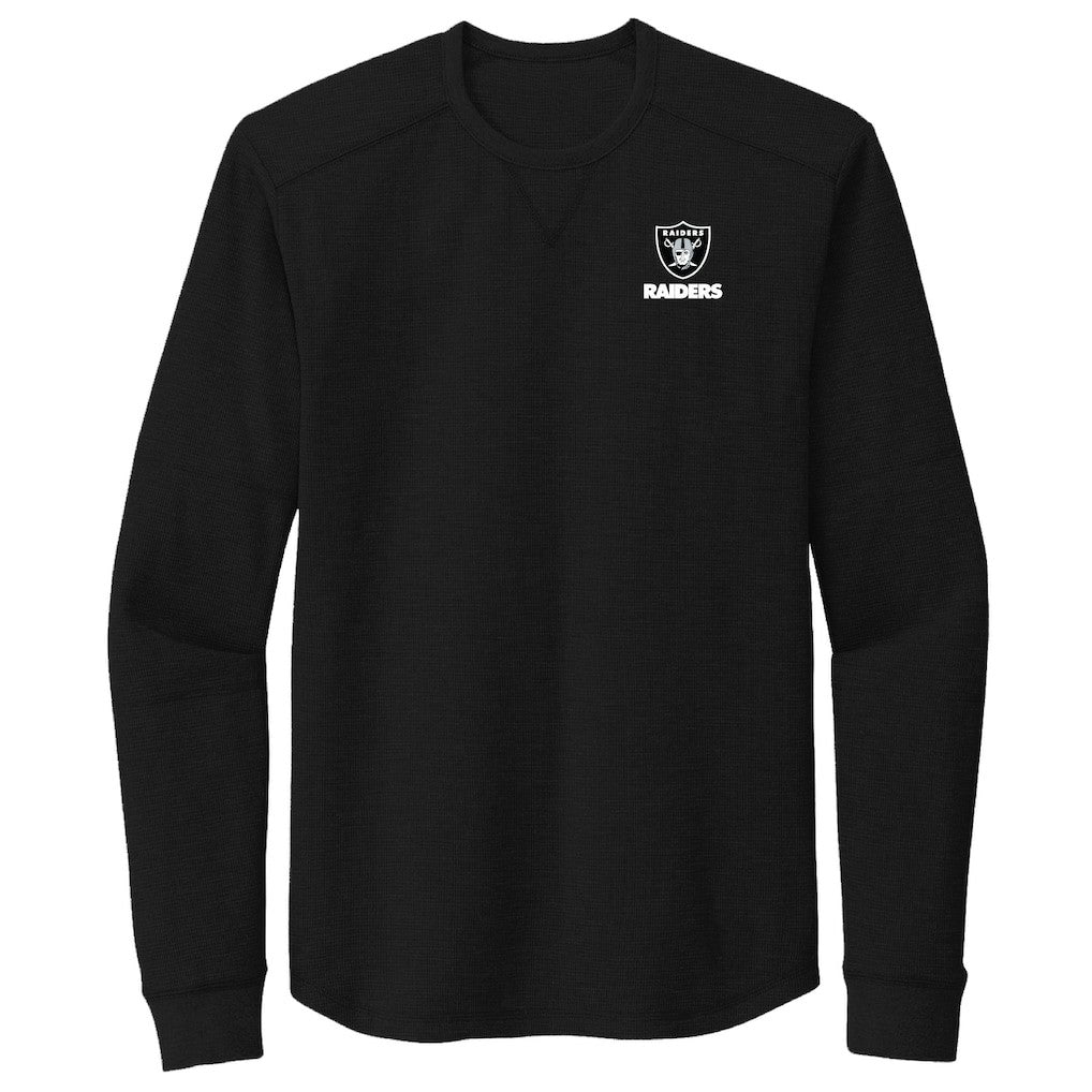 Las Vegas Raiders Dunbrooke Cavalier Thermal Long Sleeve T-Shirt - Black discount