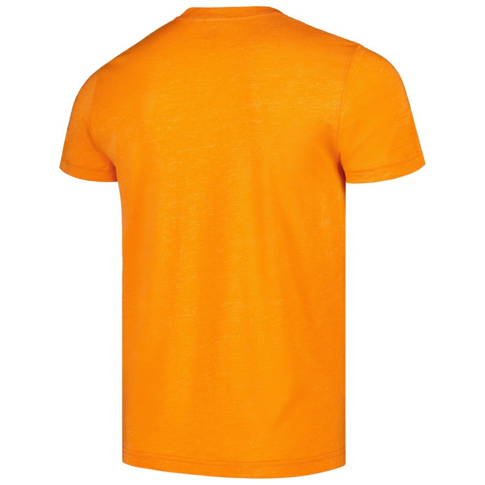 Detroit Tigers Homage Doodle Collection The Corner Tri-Blend T-Shirt - Orange