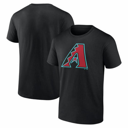 Arizona Diamondbacks Logo Athletic Official Logo T-Shirt - Black
