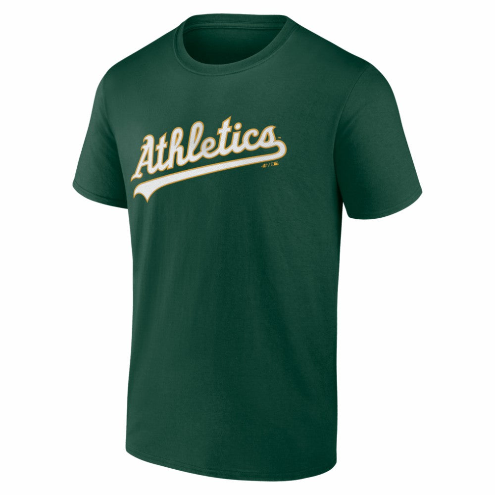 Athletics Logo Athletic Wordmark T-Shirt - Green