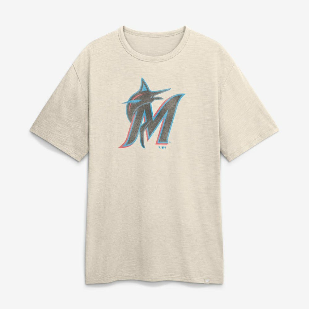 Miami Marlins Stadium Slub T-Shirt - Tan