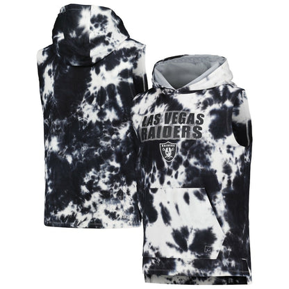 Las Vegas Raiders MSX by Michael Strahan Resistance Sleeveless Pullover Hoodie - Black on sale