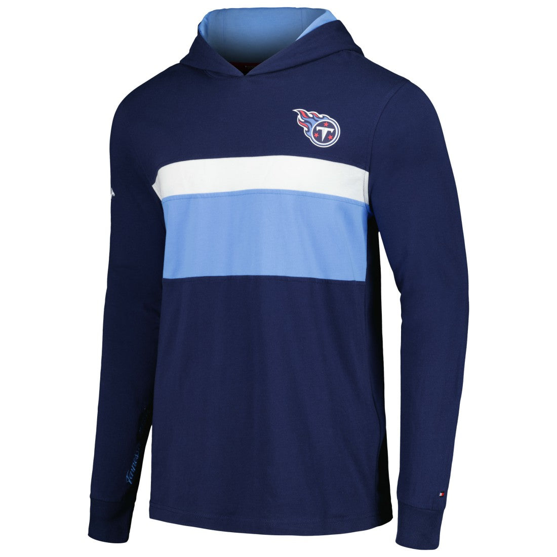 Tennessee Titans Tommy Hilfiger Morgan Long Sleeve Hoodie T-Shirt - Navy online