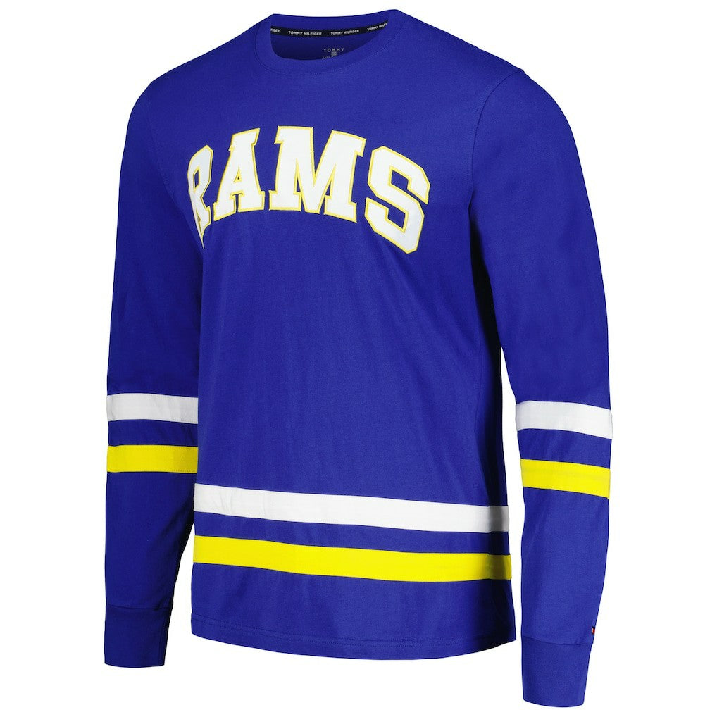 Los Angeles Rams Tommy Hilfiger Nolan Long Sleeve T-Shirt - Royal/Gold on sale