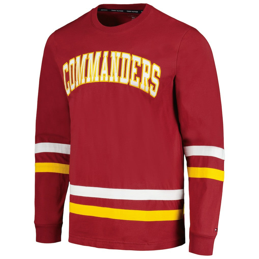 Washington Commanders Tommy Hilfiger Nolan Long Sleeve T-Shirt - Burgundy/Gold sale
