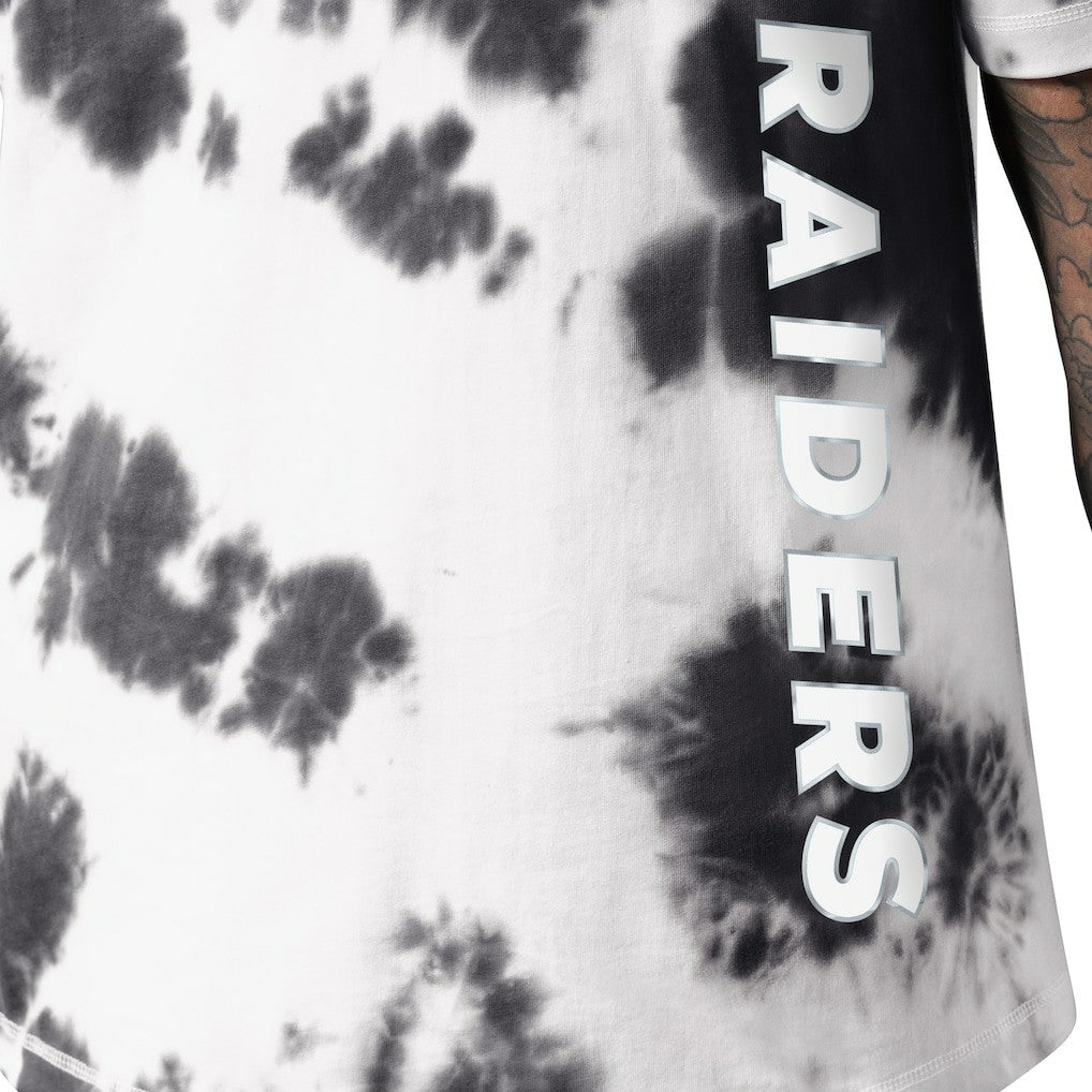 Las Vegas Raiders MSX by Michael Strahan Freestyle Tie-Dye T-Shirt - Black discount